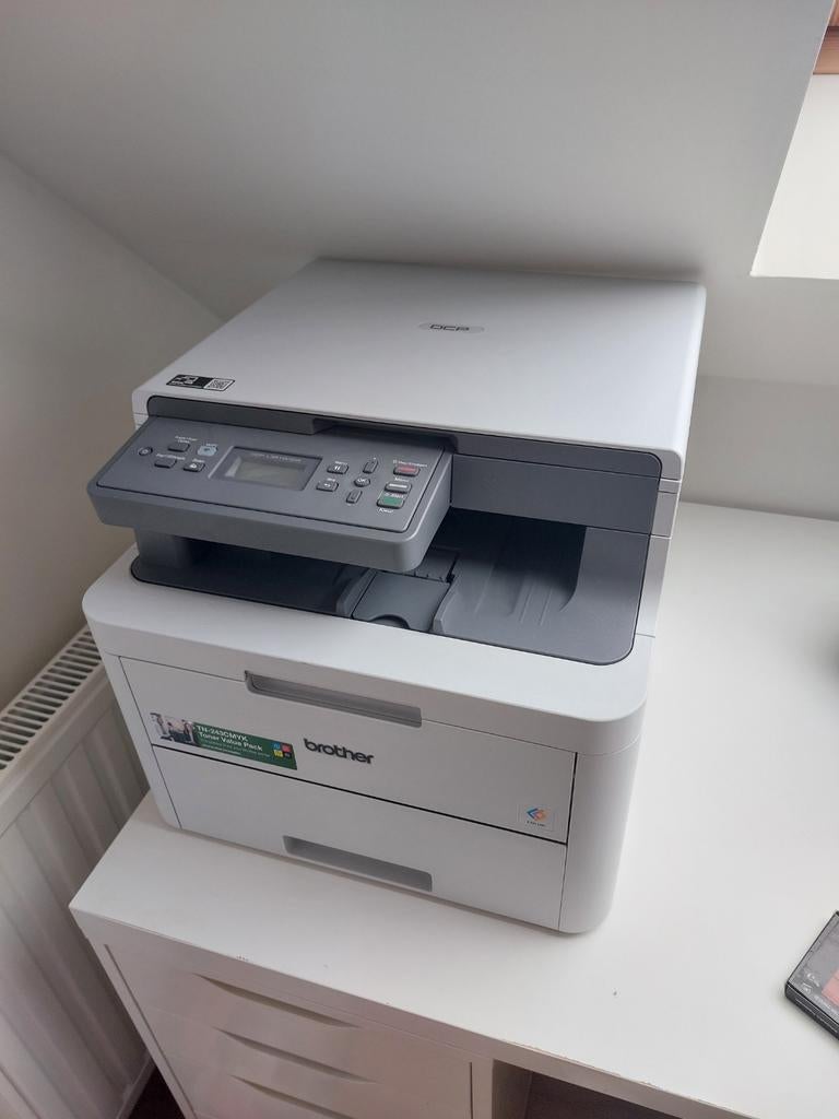 Brother DCP-L3510CDWE A4 laserprinter kleur met wifi, Computers en Software, Printer, Draadloos, Zo goed als nieuw, Brother