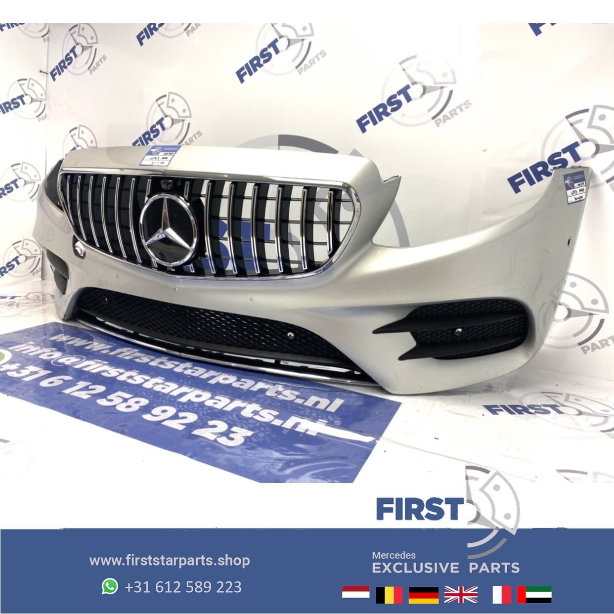 W213 E Klasse 2016-2020 AMG VOORBUMPER ORIGINEEL Mercedes E, Auto-onderdelen, Gebruikt, -, Voor, Ophalen of Verzenden