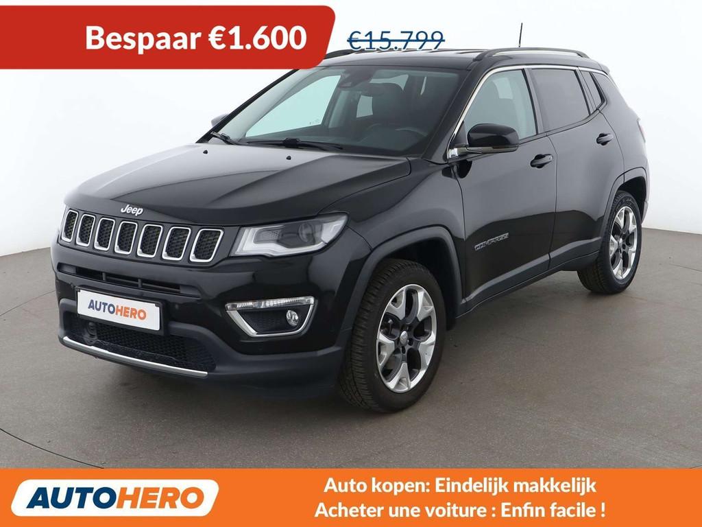 Jeep Compass 1.4 M-Air Limited FWD, Autos, Jeep, Cuir, Achat, Noir, 140 ch