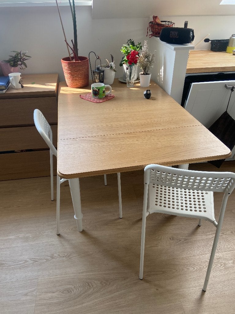 Table Ikea, Maison & Meubles, Enlèvement, Utilisé, Quatre personnes