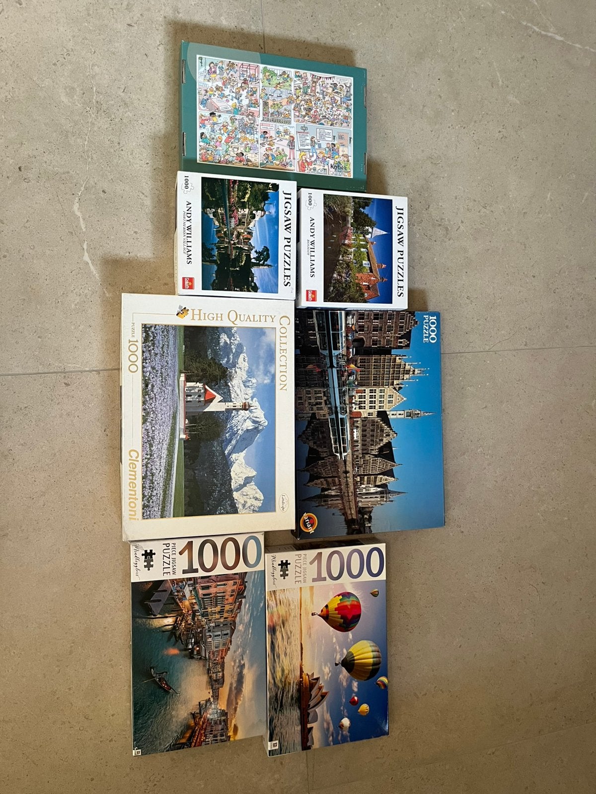 Puzzels, Collections, Actions de supermarché, Enlèvement