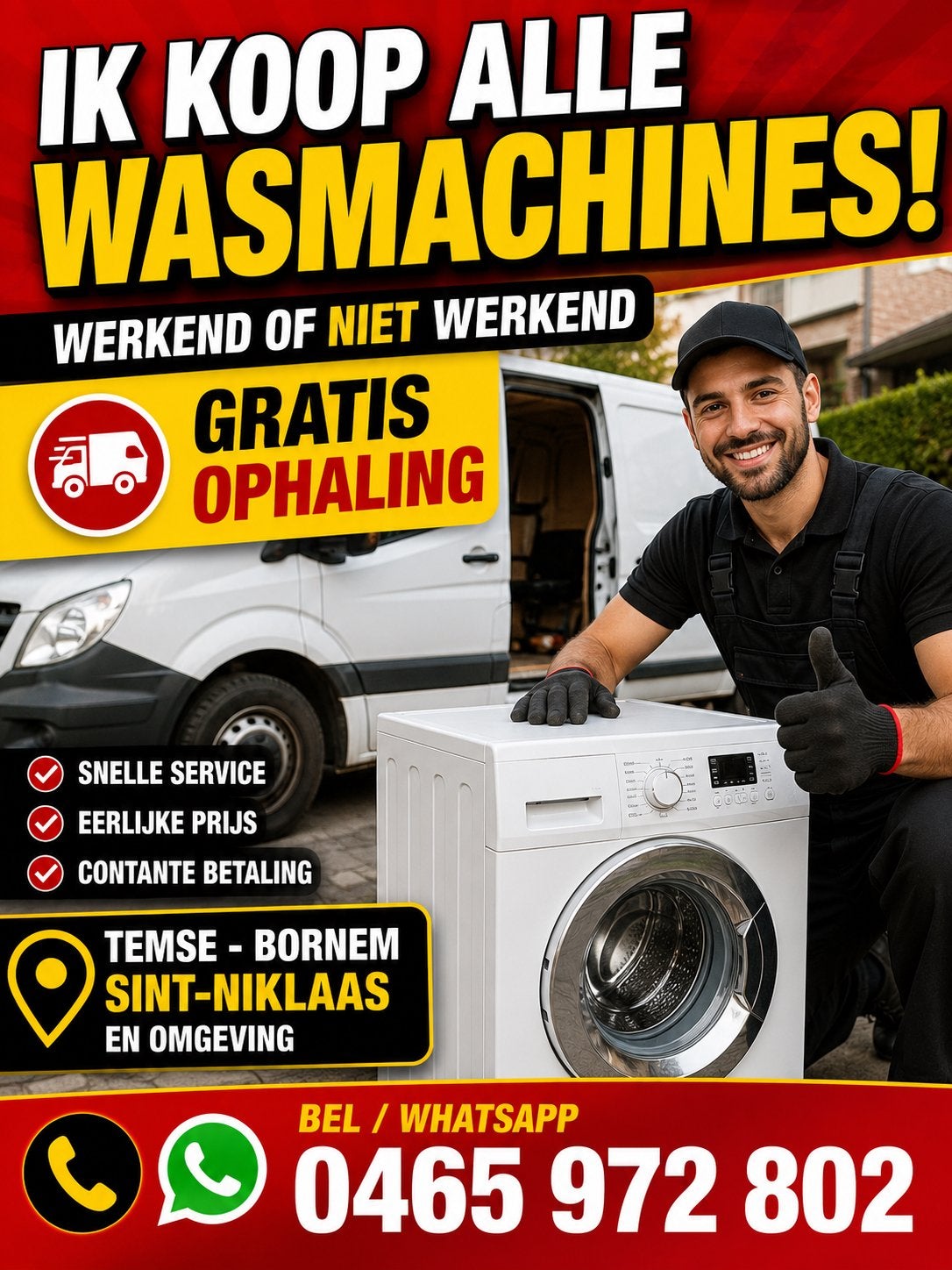 WERKEND OF NIET WERKEND, Enlèvement ou Envoi