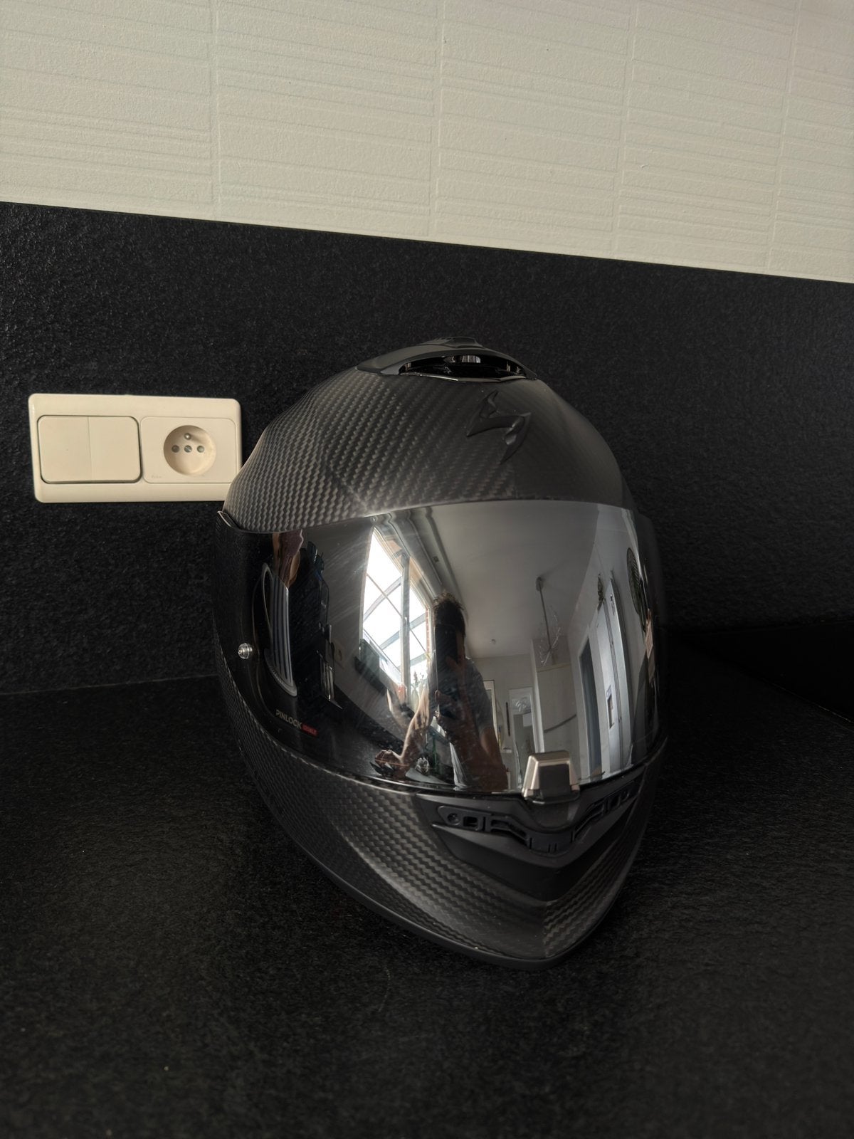 EXO-R1 EVO CARBON AIR MOTORHELM, M, Dames, Nieuw zonder kaartje, Integraalhelm