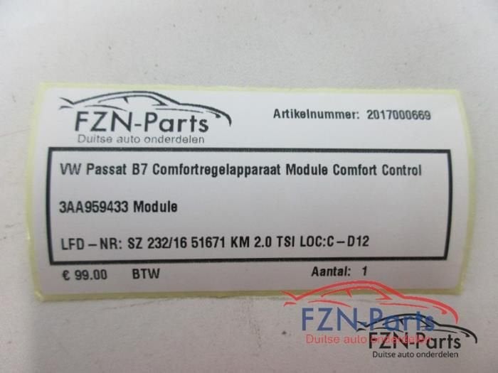 Comfort Module Volkswagen Passat (22733366), Enlèvement ou Envoi, Utilisé