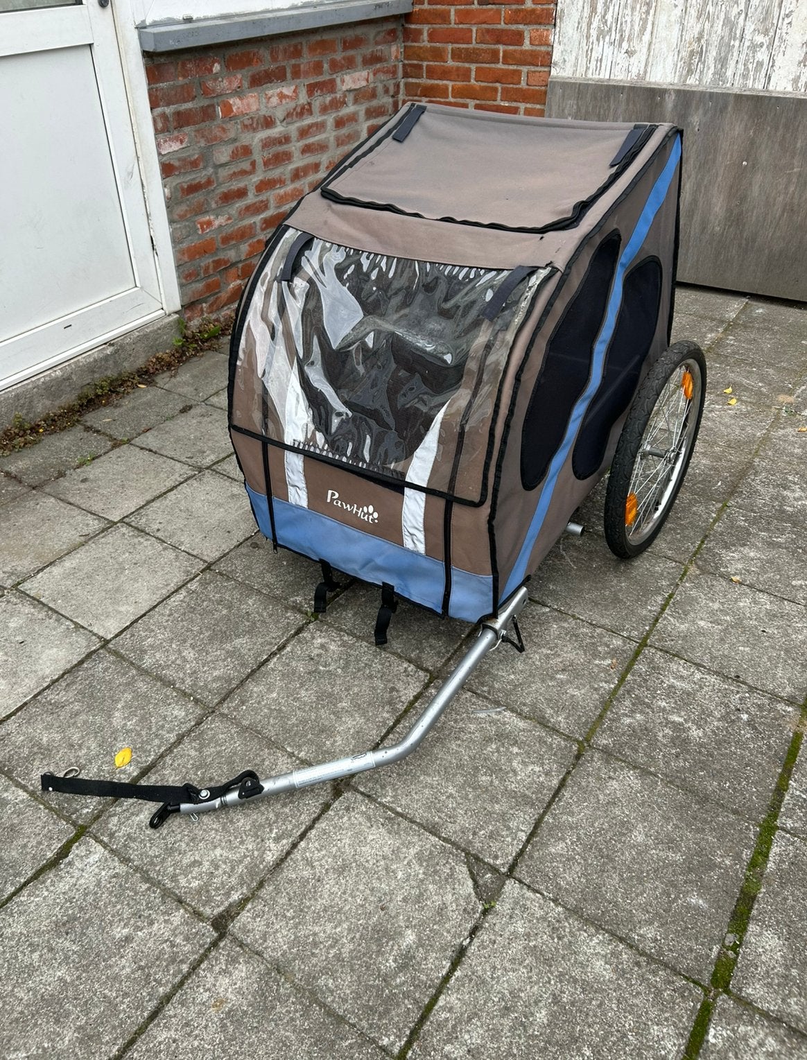 Honden fietskar - Pawhut, Remorque pour chien, 20 à 40 kg, Enlèvement, Utilisé