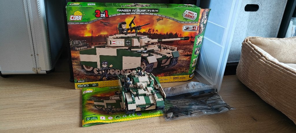 Cobi 2508 - Panzer IV, Kinderen en Baby's, Lego, Ophalen of Verzenden, Zo goed als nieuw, Technic