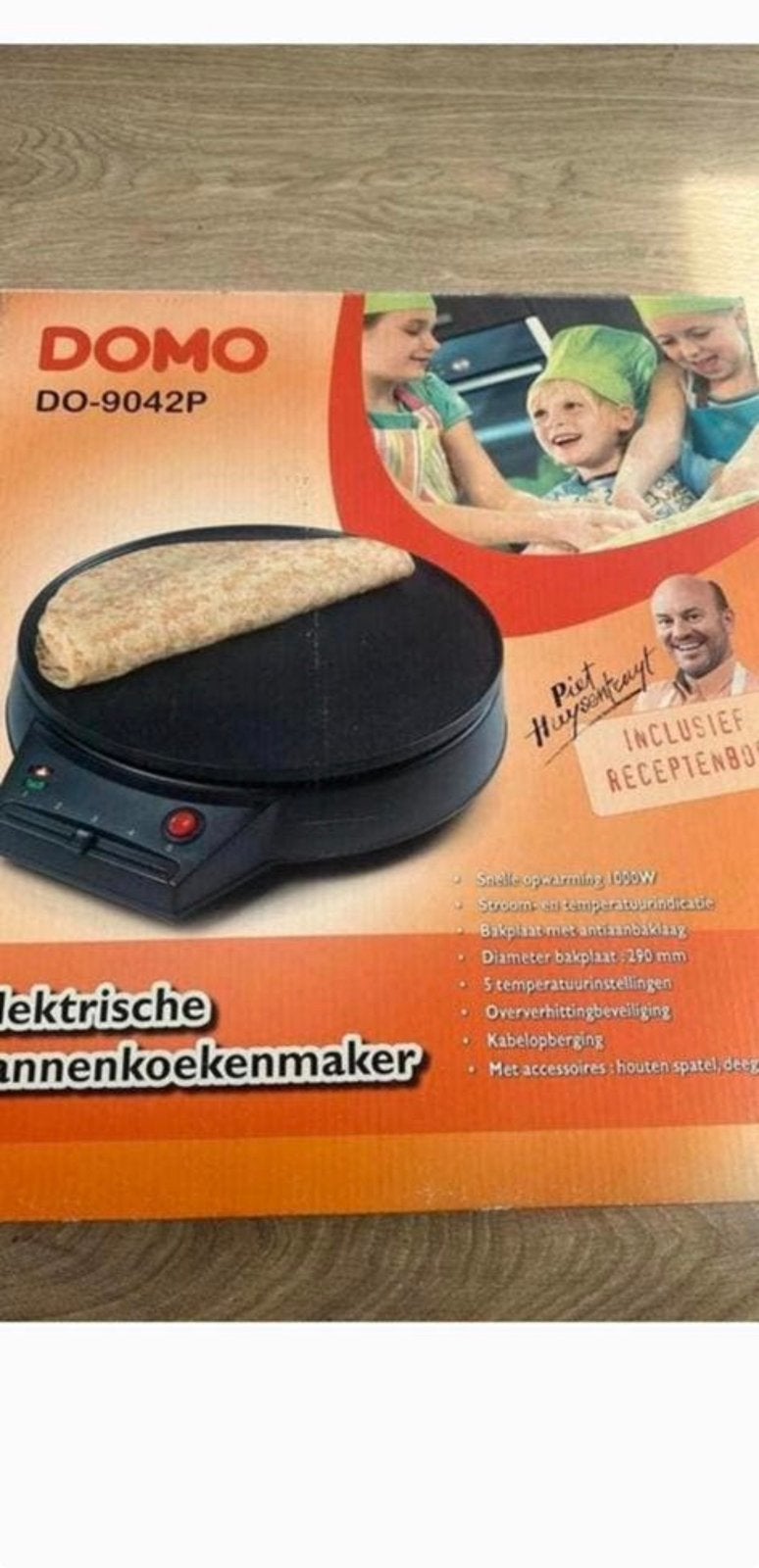 Electrische pannenkoeken plaat, Elektronische apparatuur, Ophalen, Zo goed als nieuw