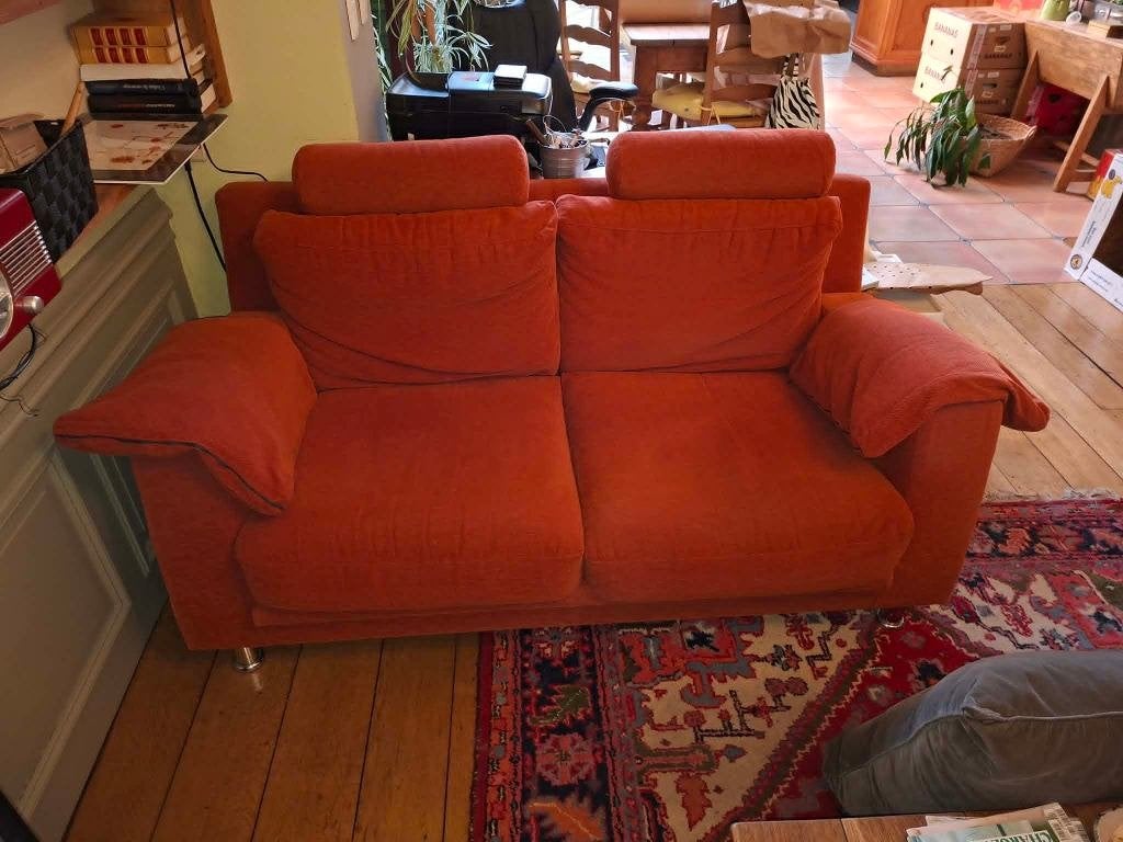 salon en tissus, Huis en Inrichting, Zetels | Zetels, Ophalen, Gebruikt, Overige maten, Stof