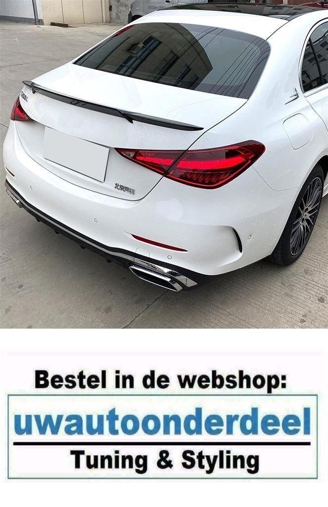 Spoiler Achterklep AMG look Glans Voor MB C Klasse W206, Verzenden