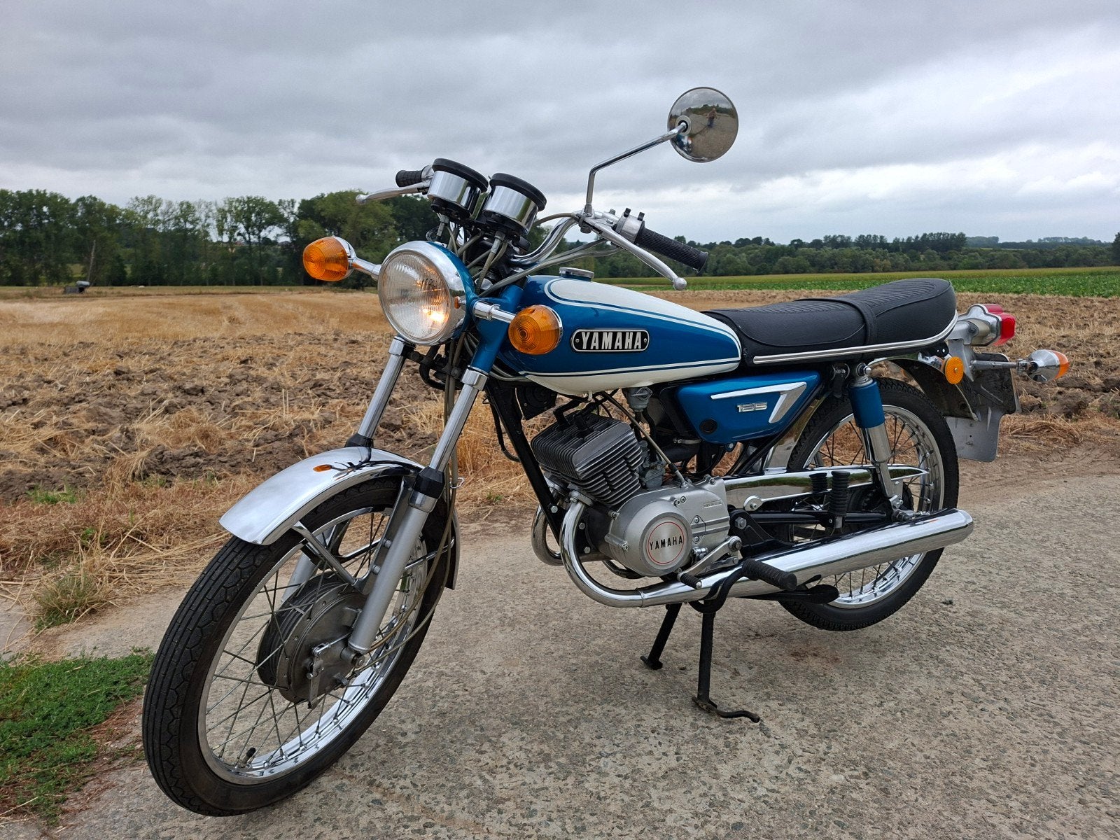 Prachtige Yamaha 125!, Motoren, 2 cilinders, Nieuw, 125 cc, 11 kW of minder