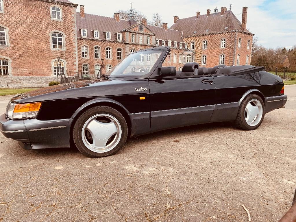 SAAB 900 TURBO 16 AERO CABRIOLET, Auto's, Saab, Particulier, Saab 900, ABS, Centrale vergrendeling, Elektrische ramen, Lederen bekleding