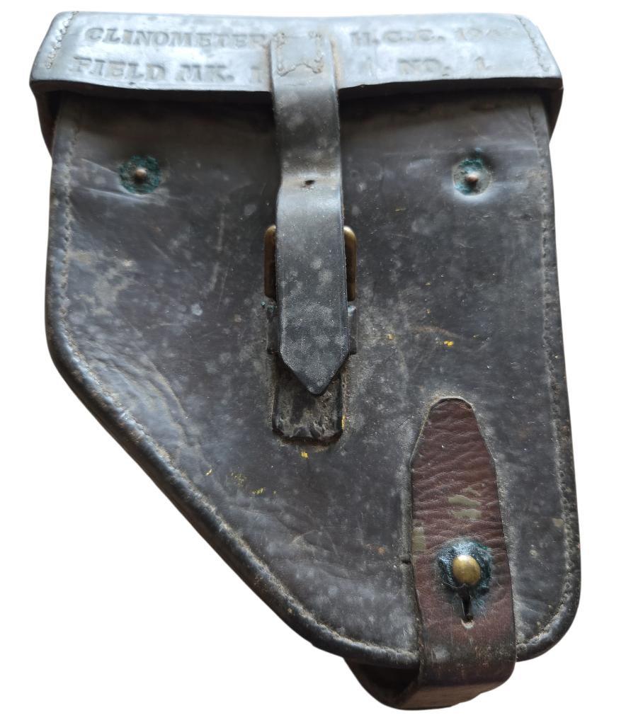 British WW2 Artillery Clinometer Pouch date 1944, Ophalen of Verzenden