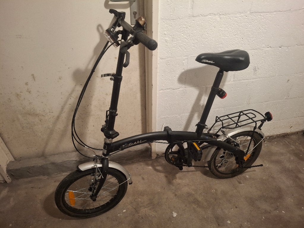 plooifiets, Ophalen