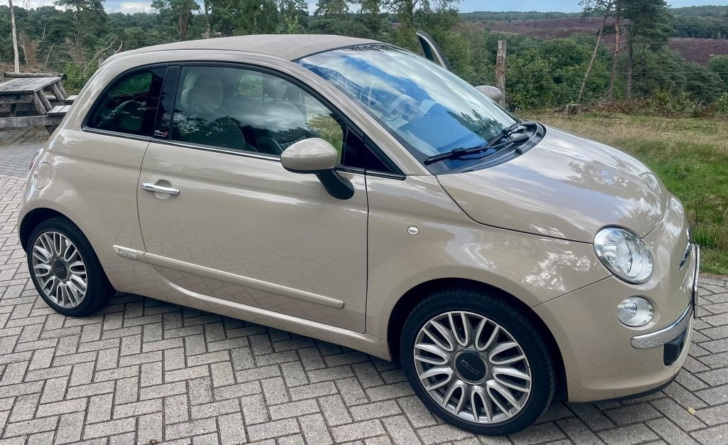 Fiat 500 Cabrio Cult 0.9 TwinAir Cappuccino/Beige, Cabriolet, Beige, Particulier, 59 kW
