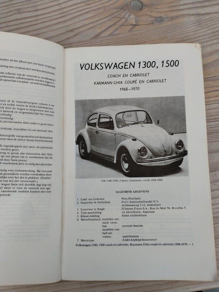 Vraagbaak werkplaatsboek VW kever 1968-1970, Enlèvement