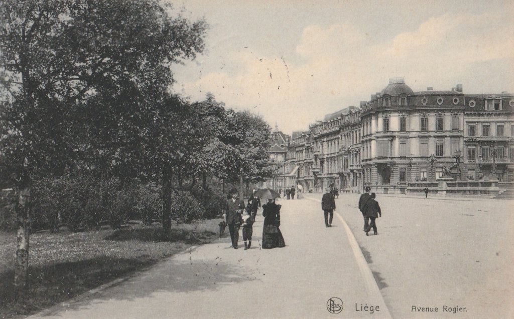 LUIK -  Avenue Rogier  + 110 Jaar oud !, Enlèvement ou Envoi, Avant 1920, Affranchie, Liège
