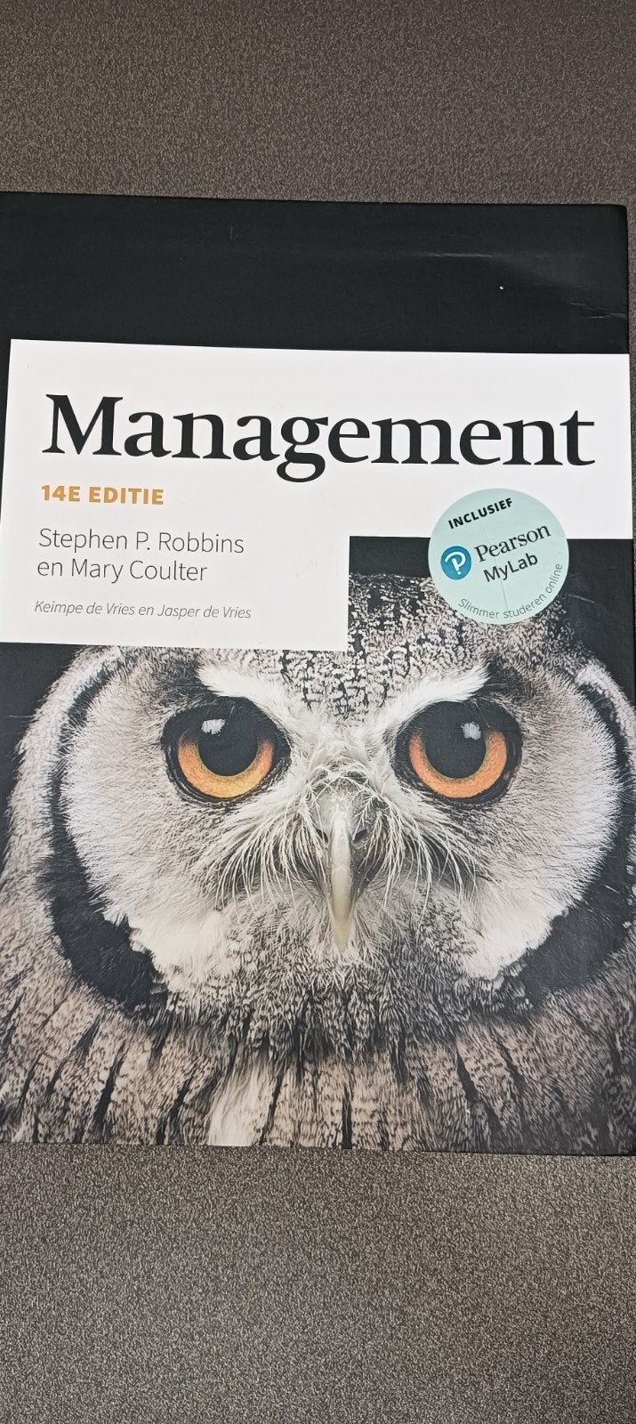 Mary A. Coulter - Management, Boeken, Ophalen, Nederlands, Mary A. Coulter; Stephen P. Robbins