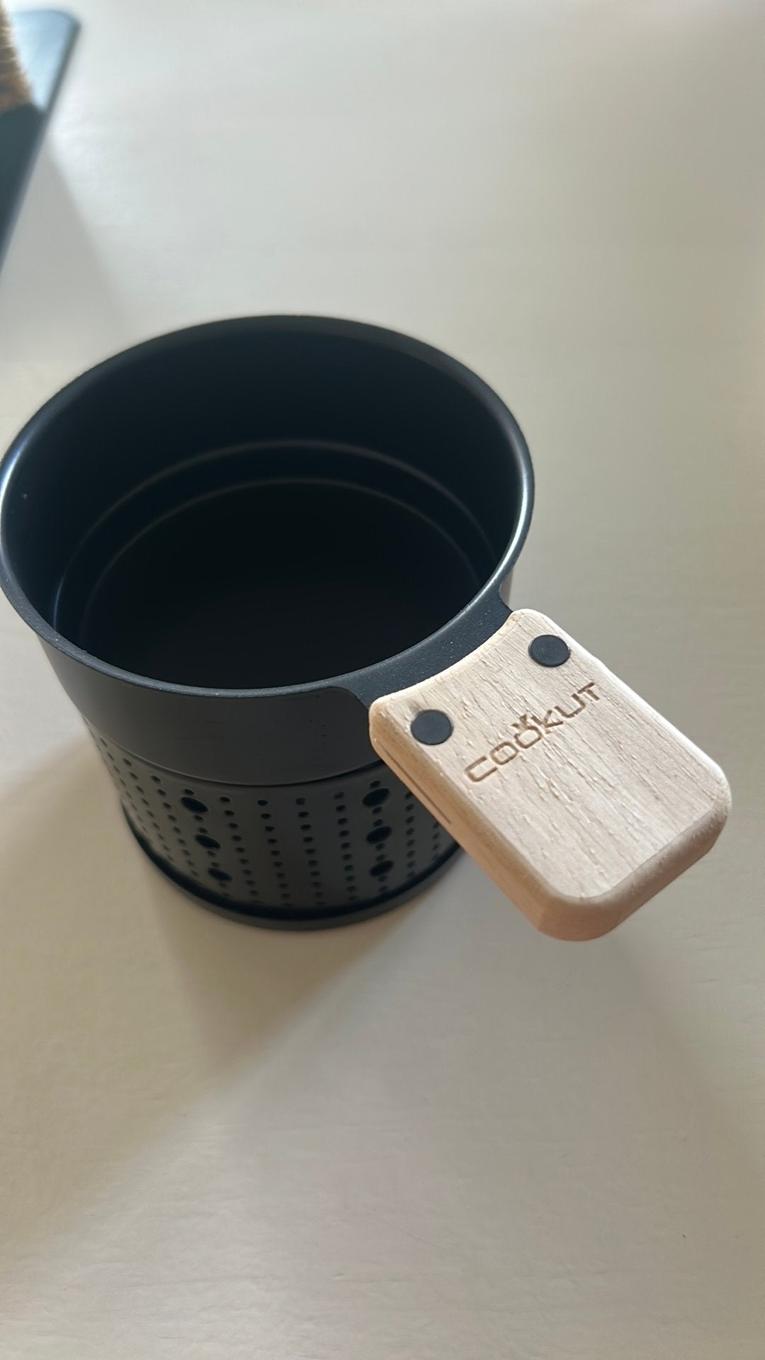 Chocolade fondue Cookut - metaal (1 of 2 stuks), Enlèvement, Comme neuf, Autres matériaux