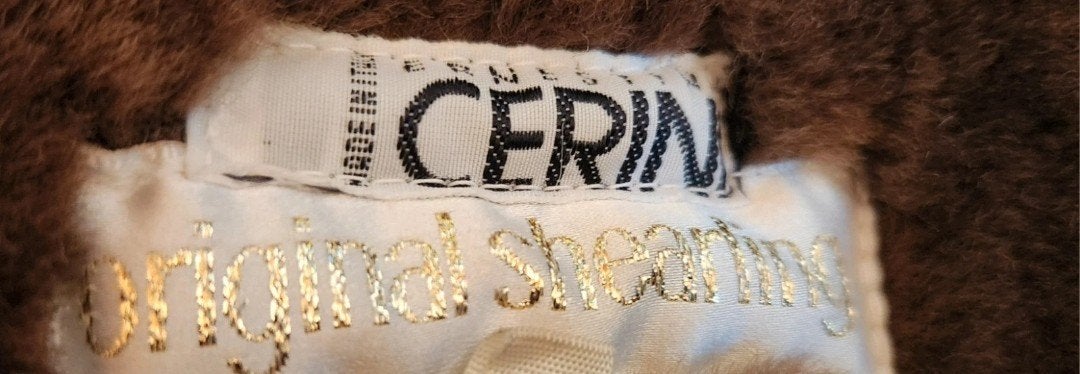 Manteau Cerini Original Shearling Lammy - Cuir véritable - T, Vêtements | Femmes, Ernestina Cerini, Enlèvement ou Envoi, Taille 36 (S)