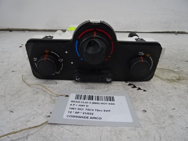BEDIENINGSPANEEL AIRCO Renault Clio III (BR / CR) (6959001), Gebruikt, Renault
