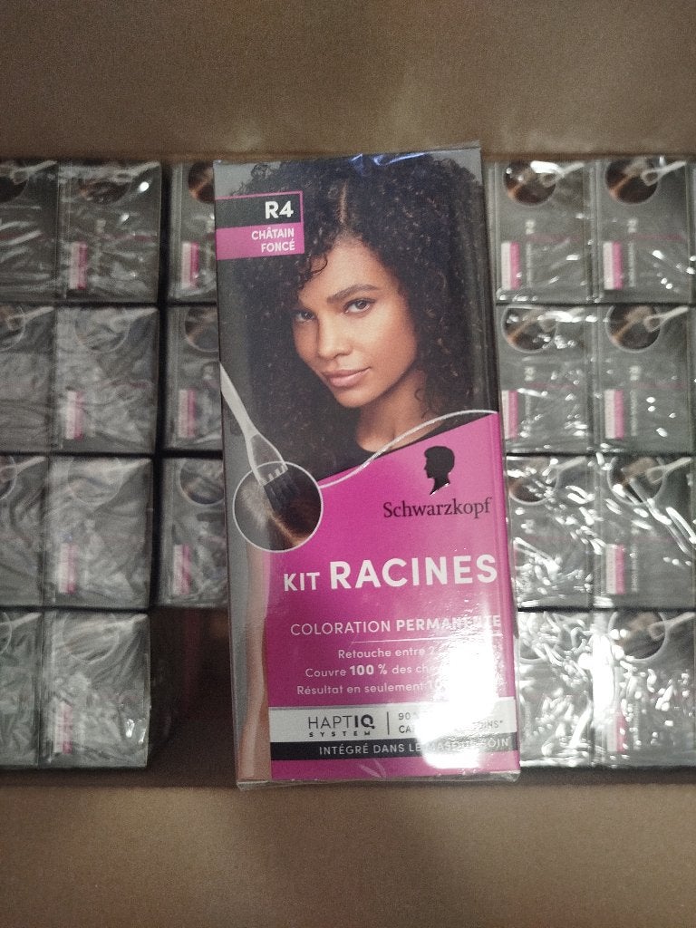 Schwarzkopf - Roots Kit - Permanent Hair Roots Dark Brown R4, Enlèvement ou Envoi, Neuf, Soin des cheveux ou Soin réparateur des cheveux