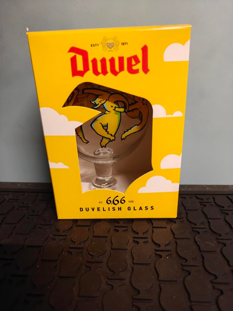 Duvel 666 glas, Verzamelen, Ophalen, Duvel