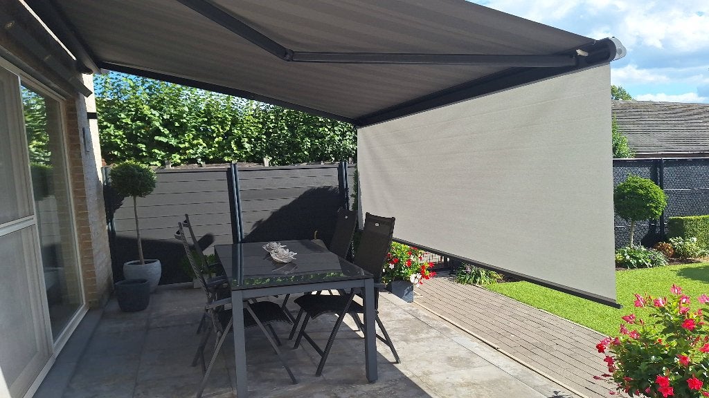 Varisol zonneluifel, À bras articulé, 250 cm à 450 cm, Enlèvement, Électrique