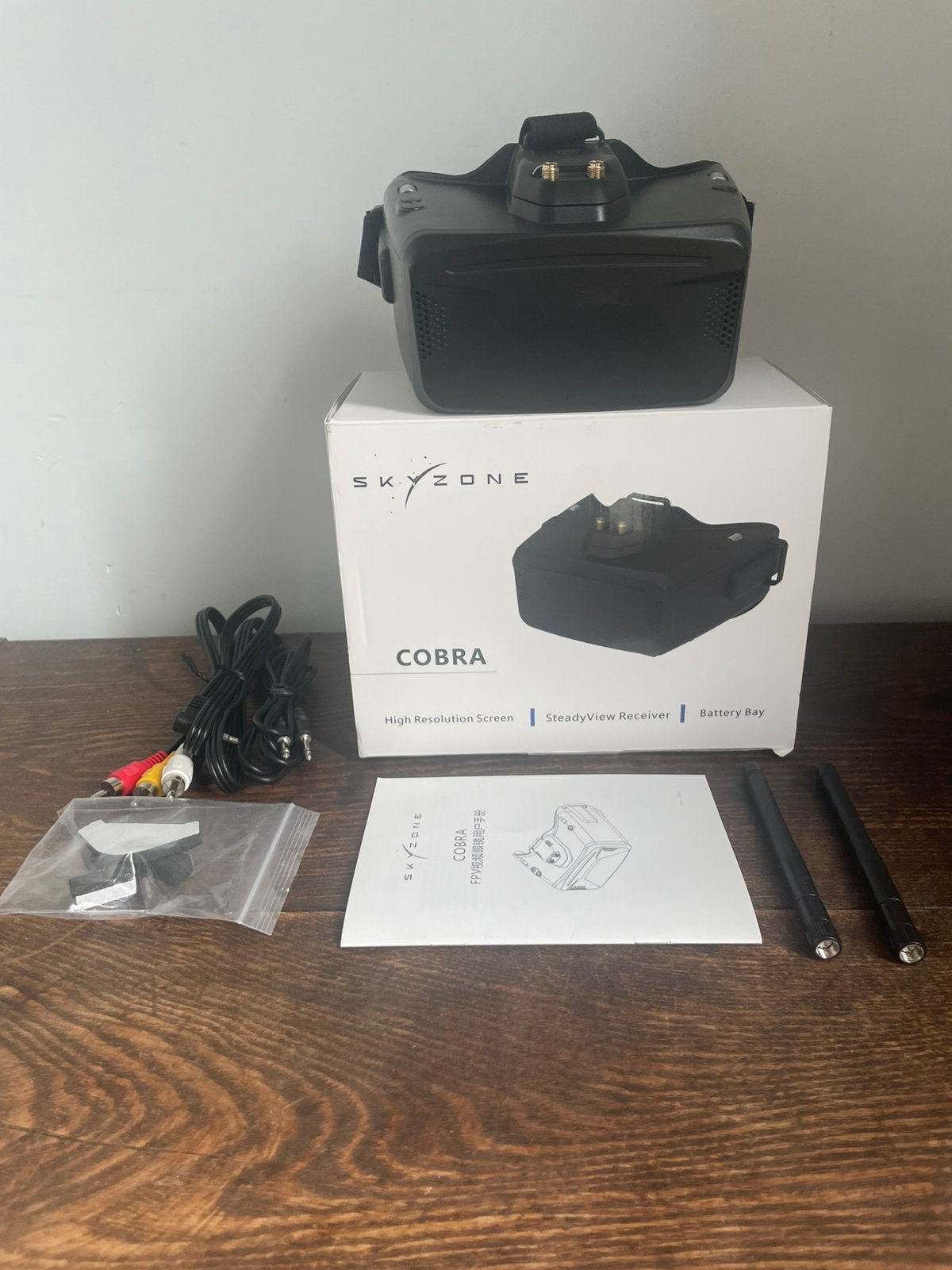 Skyzone Cobra X v4 goggles - compleet - zeer goede staat, Ophalen of Verzenden, Zo goed als nieuw, Racedrone