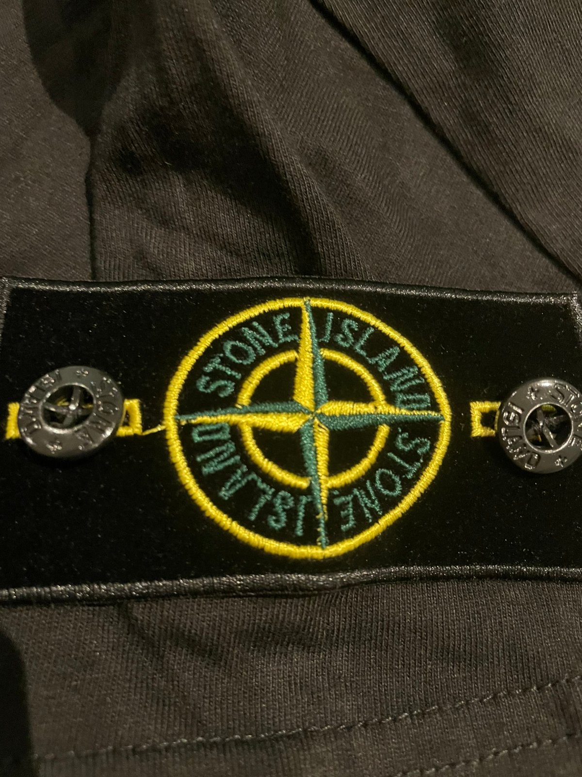 T-shirt Stone Island, Verzenden, Zo goed als nieuw, Maat 48/50 (M), Zwart