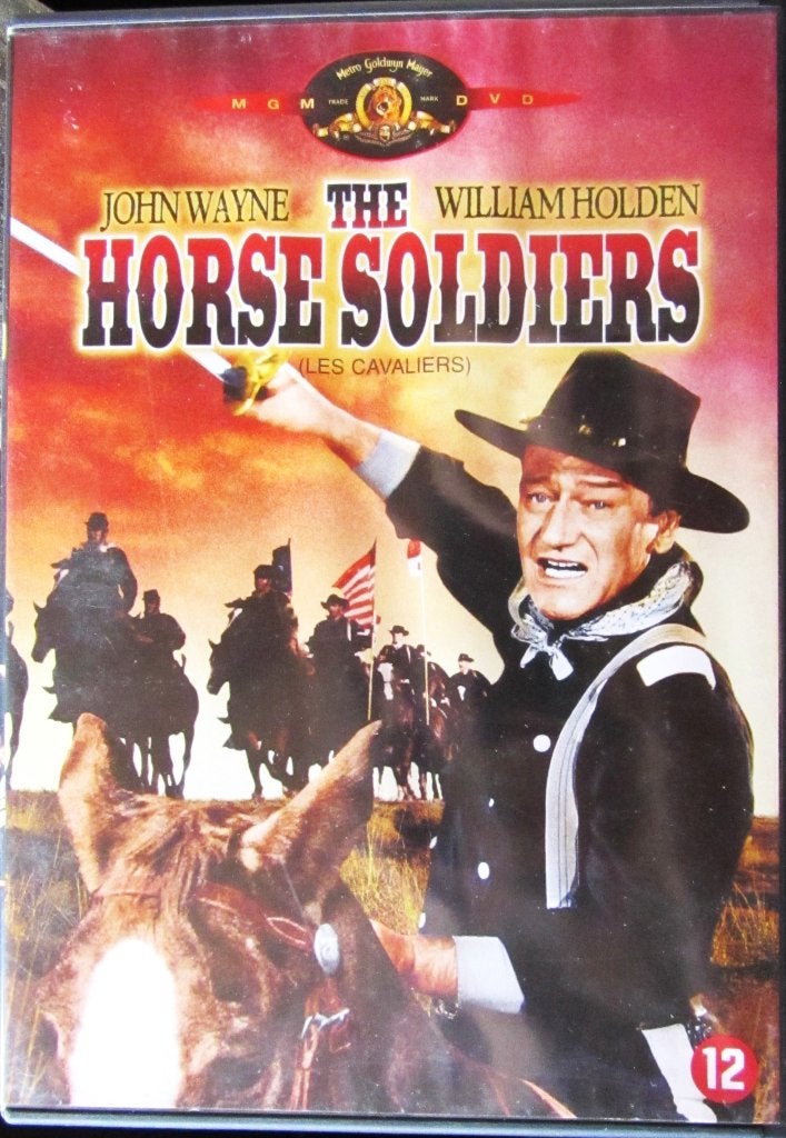 DVD WESTERN- THE HORSE SOLDIERS (JOHN WAYNE) 1959- ZELDZAAM, Tous les âges, Enlèvement ou Envoi, Comme neuf, Autres genres