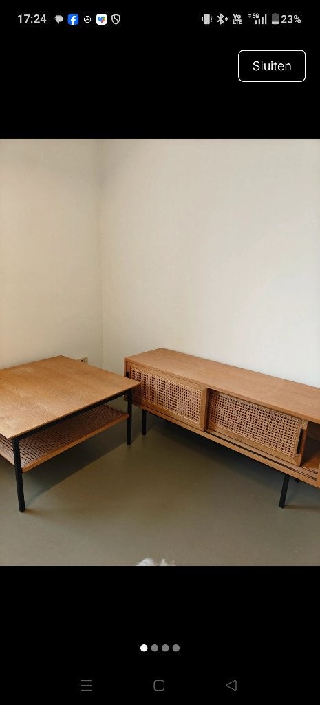 Rotan meubelset Laredoute WASKA, Utilisé, 50 à 75 cm, 150 à 200 cm, Autres essences de bois