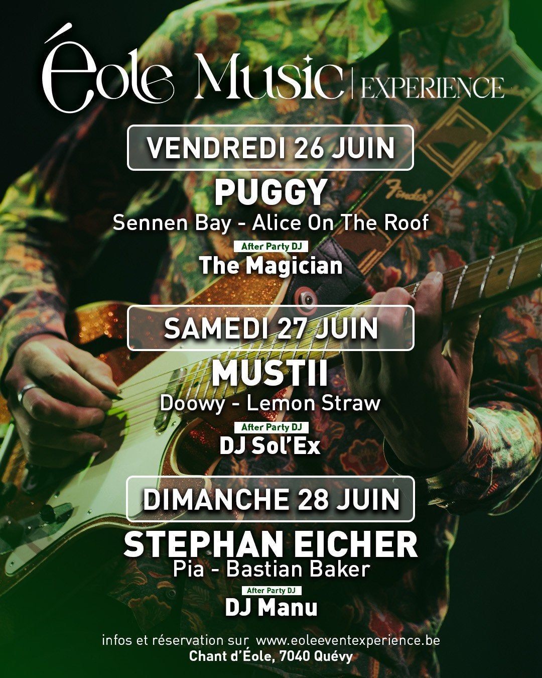 Eole Music Expérience dimanche 28 juin, Tickets & Billets