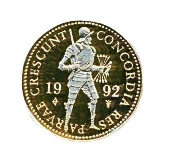 Nederland Gouden Dukaat 1992, Ophalen of Verzenden, Goud