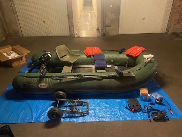 Zodiac vortex opblaasbare boot buitenboordmotor 1.60 >> 3.40, Watersport en Boten, Motorboten en Motorjachten, Zo goed als nieuw