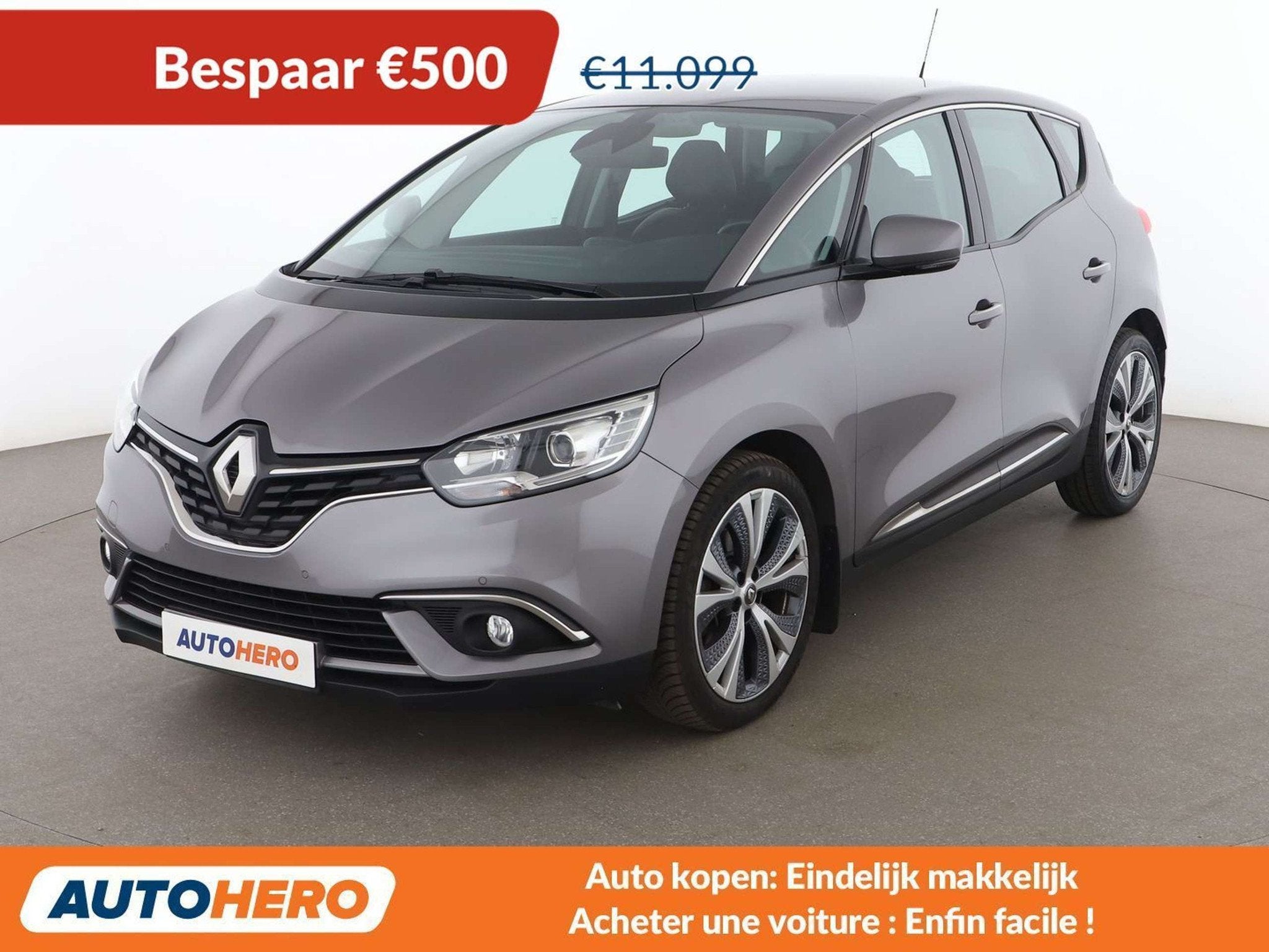 Renault Scénic 1.5 dCi Energy Intens (bj 2018), Auto's, Voorwielaandrijving, Gebruikt, Zwart, 1505 kg