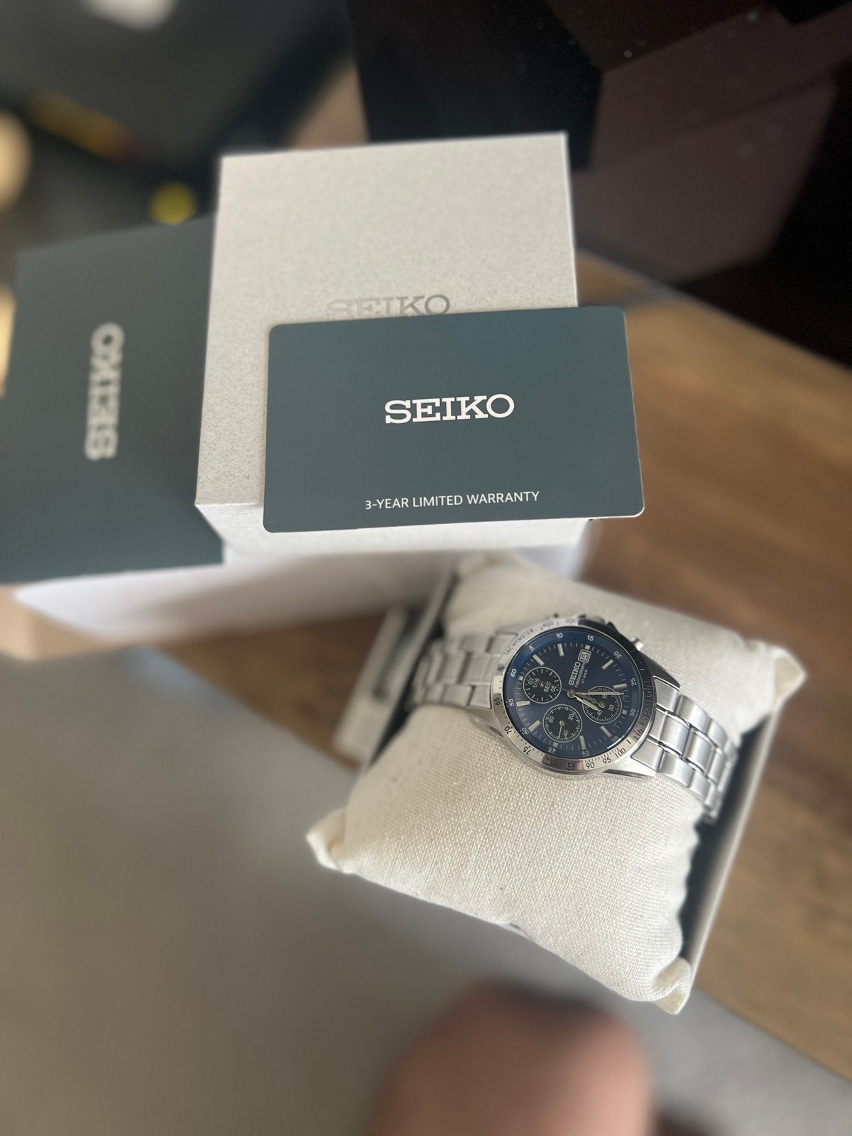 Seiko horloge ,helemal nieuw, Handtassen en Accessoires, Horloges | Heren, Ophalen, Zo goed als nieuw