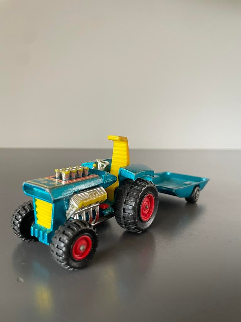 Matchbox ‘super kings’ K-3 MOD Tractor, Ophalen, Zo goed als nieuw, Matchbox