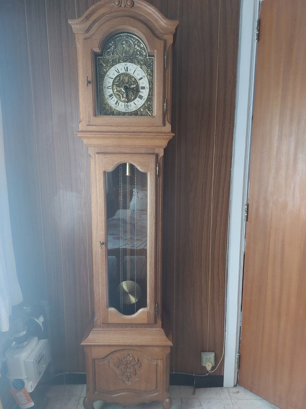 grote staande klok, Antiquités & Art, Antiquités | Horloges, Enlèvement