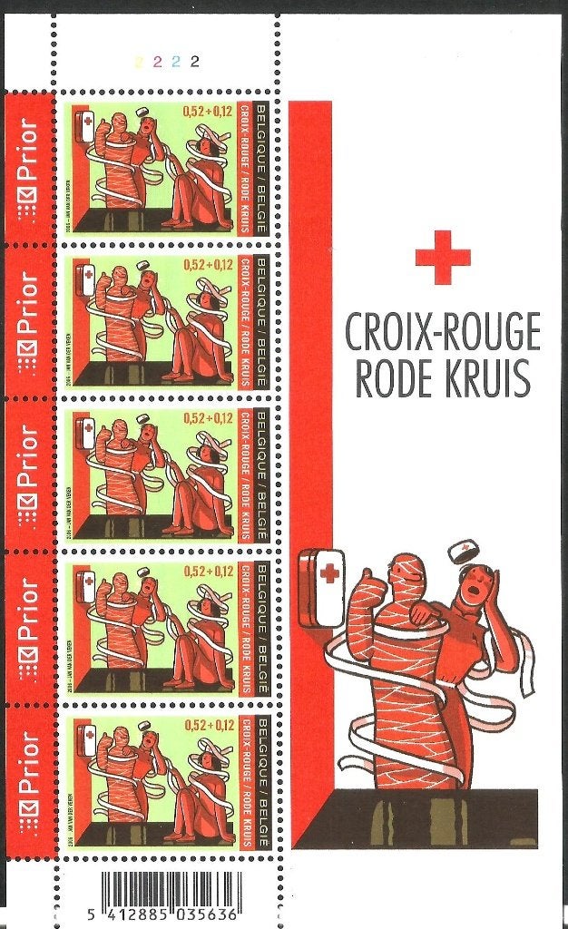 2006 Rode Kruis OBP F3525**, Orginele gom, Ophalen of Verzenden, Zonder stempel, Postfris