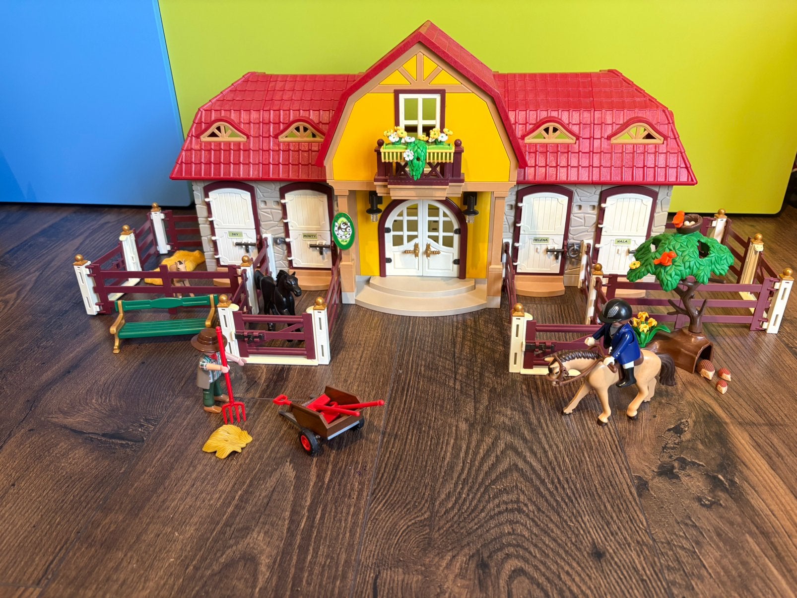Playmobil: paardenranch, Gebruikt, Complete set, Overige typen, Ophalen of Verzenden