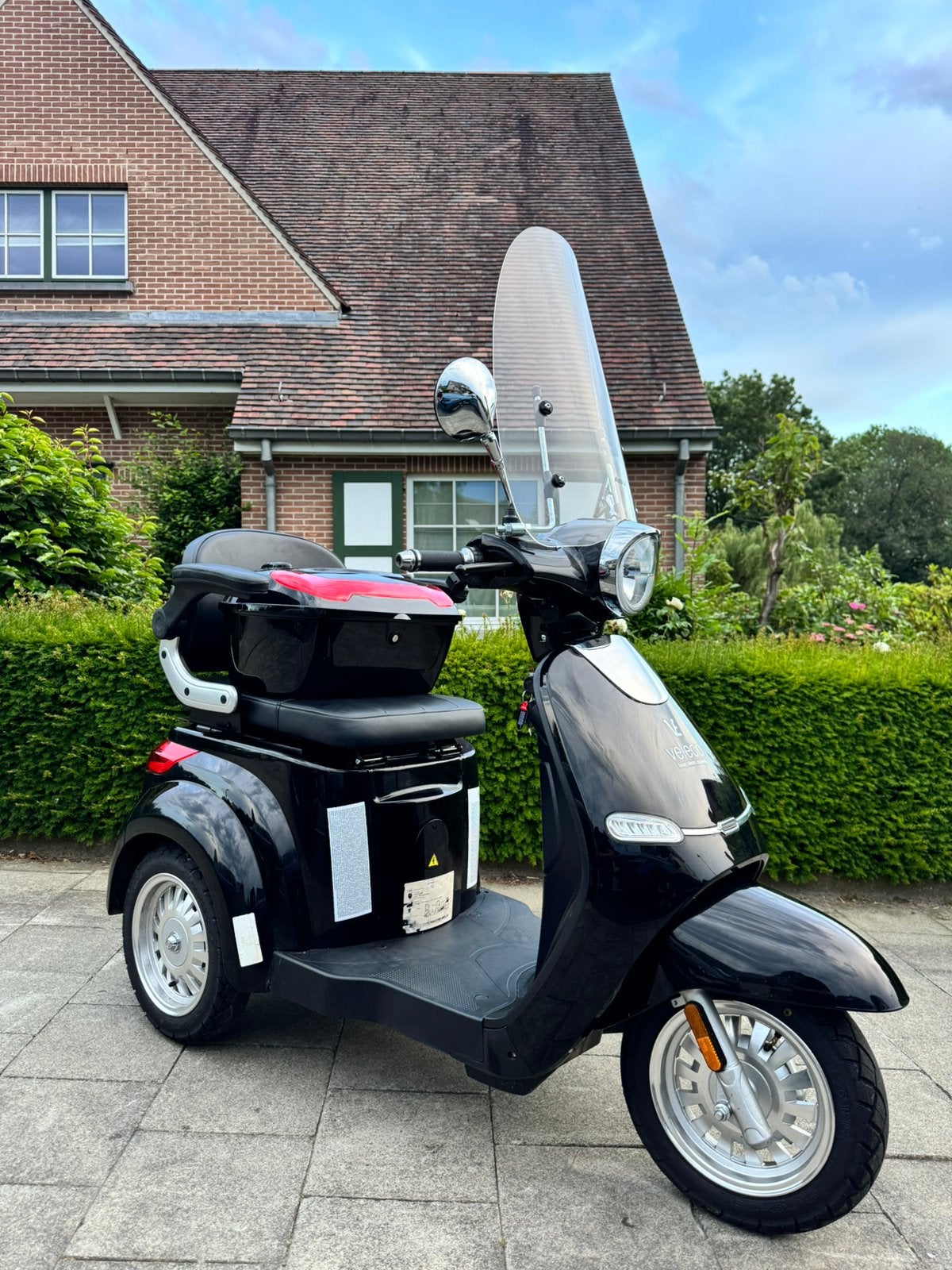 Scootmobiel Veleco CRISTAL – 3wiel elektrische scooter, Ophalen of Verzenden, Inklapbaar, Zo goed als nieuw, Elektrische rolstoel
