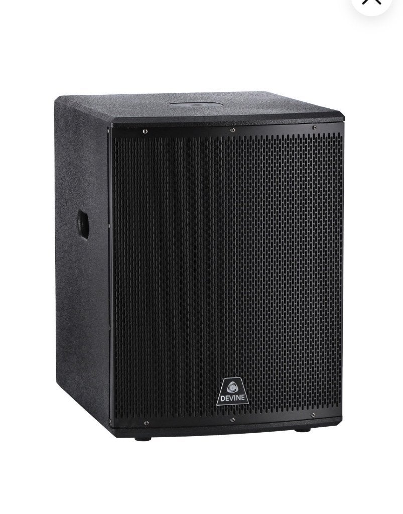 2 x Devine onyx 15sa Subwoofer, Audio, Tv en Foto, Gebruikt, Subwoofer, Ophalen, 150 watt of meer