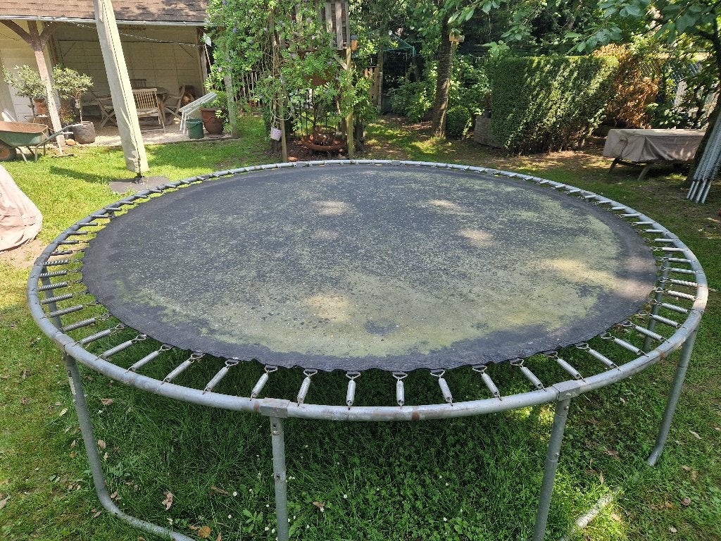 trampoline diameter 3,6m, Ophalen, Gebruikt