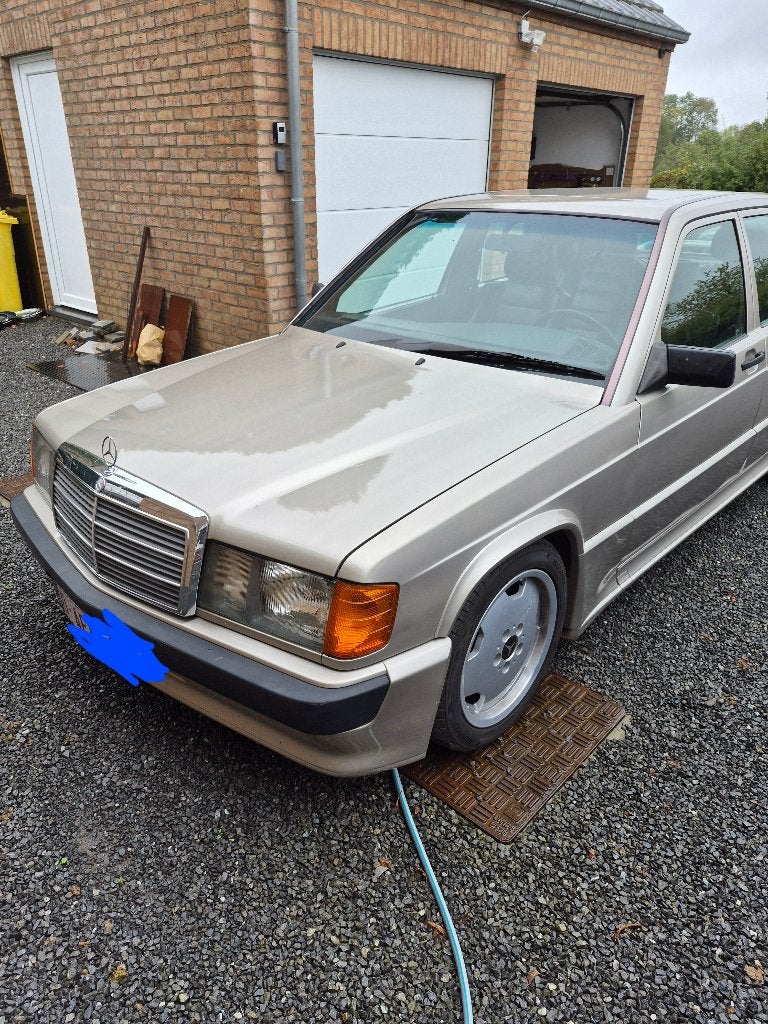 Mercedes 190e 2.3 16s, Auto's, Achterwielaandrijving, Zwart, 4 cilinders, 2300 cc