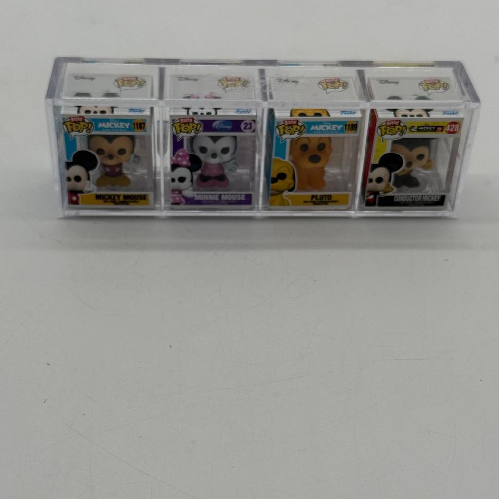 Bitty Pop! Disney Mickey - set van 4 stuks - met case, Verzamelen, Ophalen of Verzenden, Zo goed als nieuw