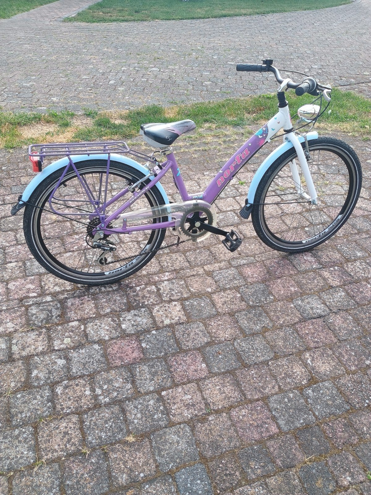 24 inch fiets norta, Fietsen en Brommers, Ophalen, Velgrem, Versnellingen, Norta