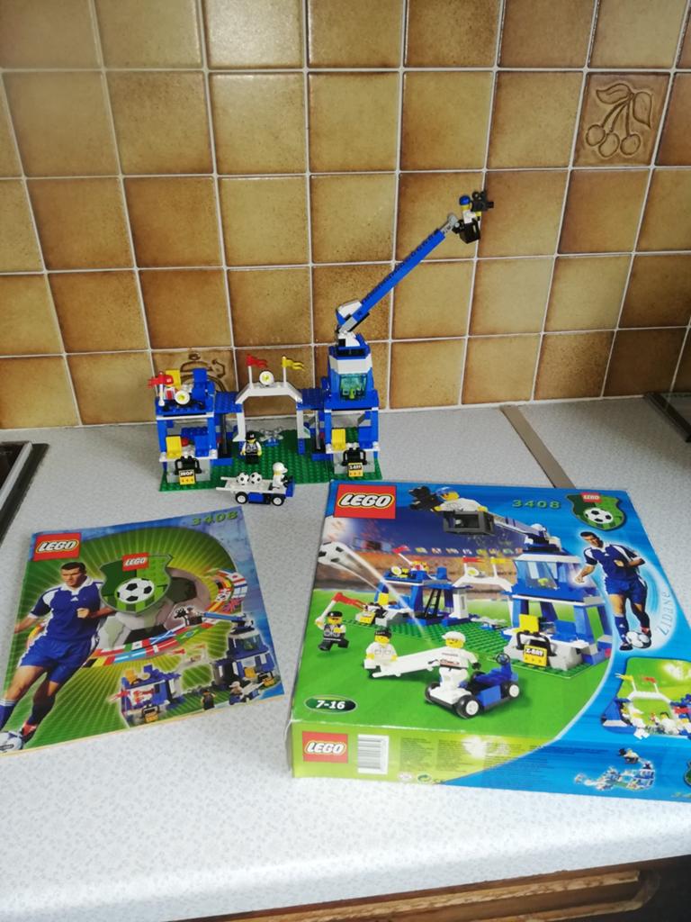Lego voetbal tribune 3408, Ophalen of Verzenden, Compleet, Lego
