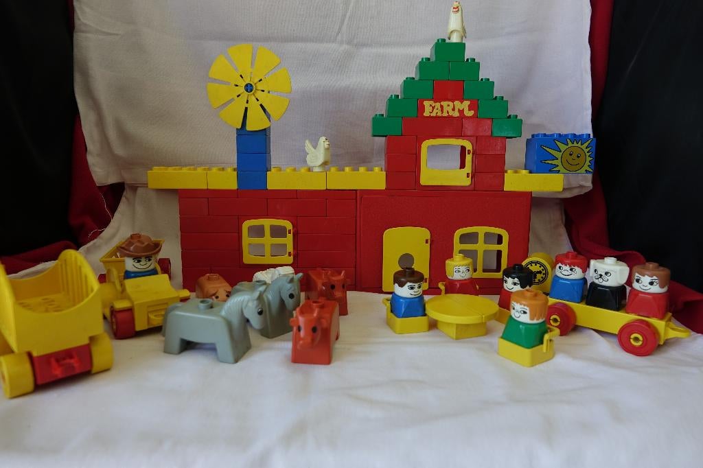 Lego duplo vintage boerderij 2650, Kinderen en Baby's, Gebruikt, Overige thema's, Ophalen of Verzenden, Duplo