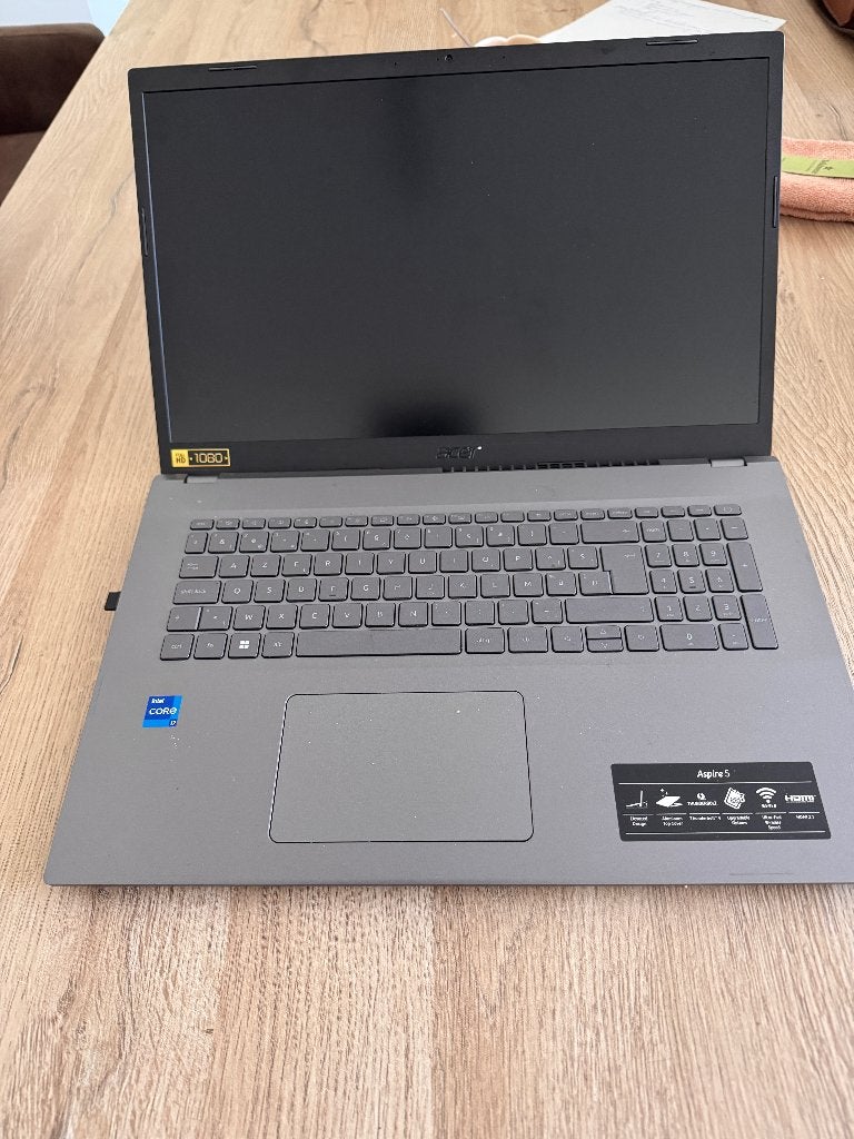 Acer Aspire 5 Pro ( A517-53-74AZ ) Azerty, Ophalen, Met videokaart, Intel Core i7 processor, Zo goed als nieuw