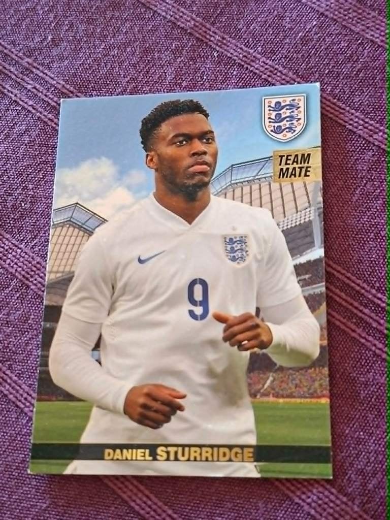 Panini / Voetbalkaart / Daniel Sturridge / Engeland, Ophalen of Verzenden, Gebruikt, Spelerskaart